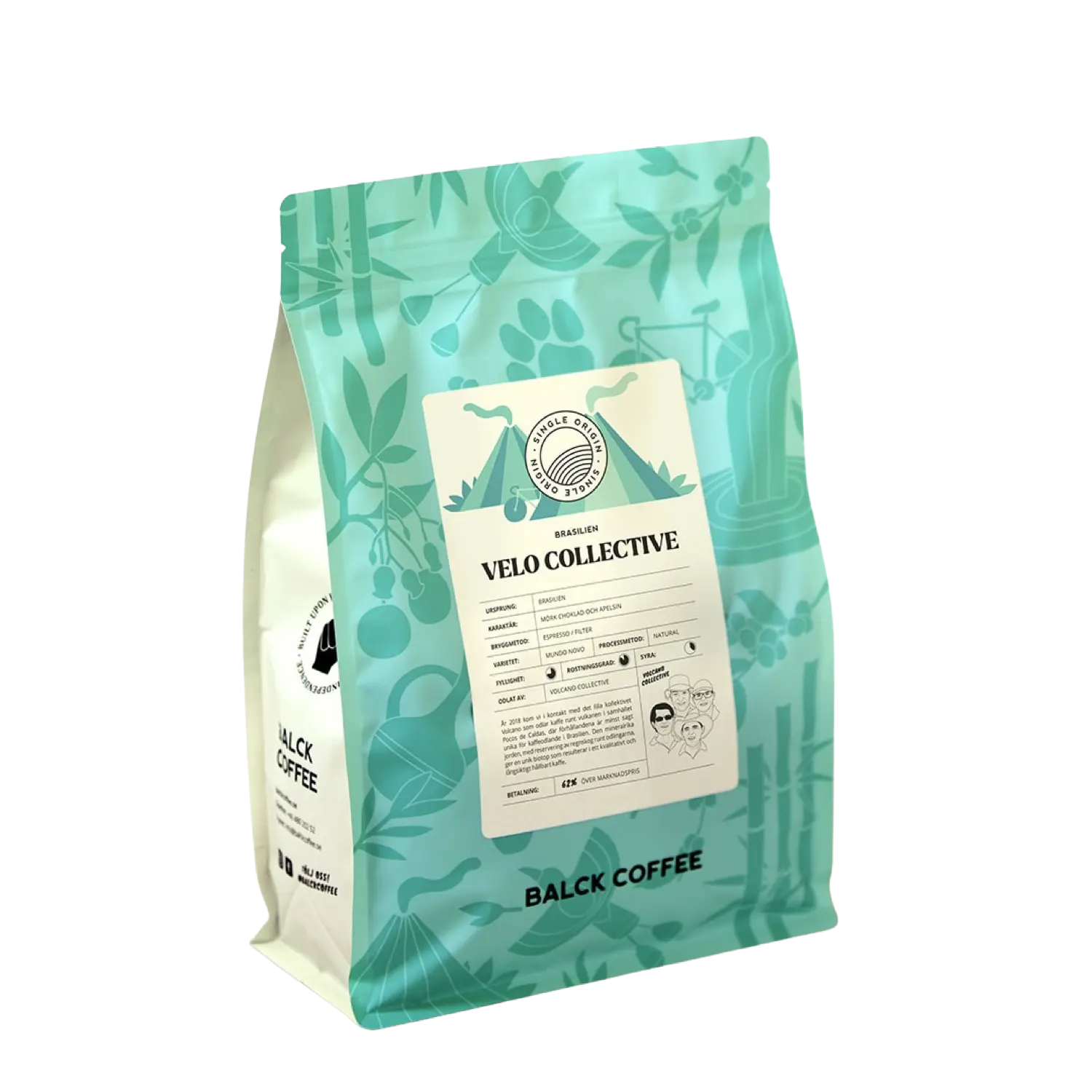 Balck Coffee Kaffebonor Brasilien Velo Collective
